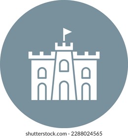 Sand Castle vector icon. Can be used for printing, mobile and web applications.