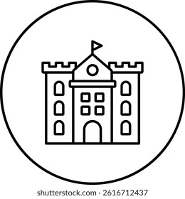 Sand Castle vector icon. Can be used for printing, mobile and web applications.