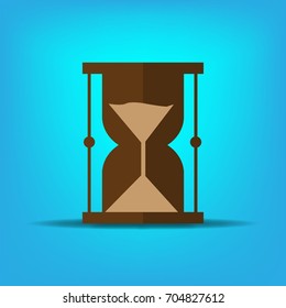 sand clock color icon