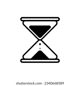 sand clock hourglass icon vector illustration eps 