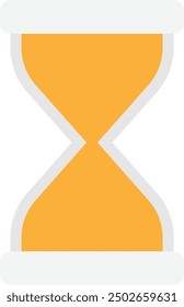 Reloj de arena Icono de reloj de arena Ilustración plana de Vector