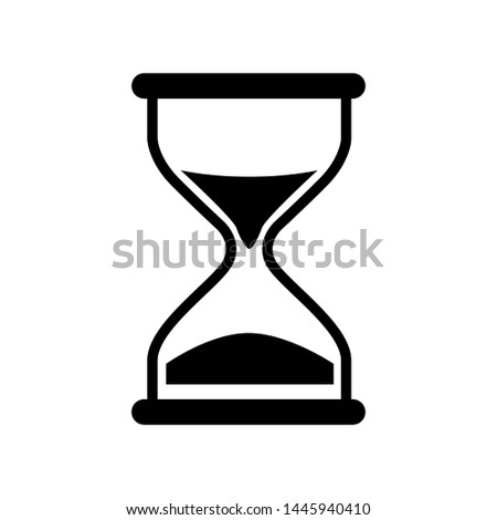 sand clock icon illustration vector