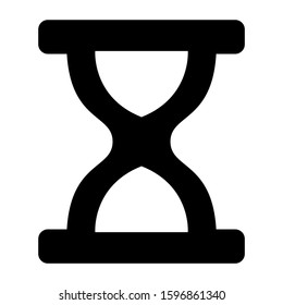 sand clock icon isolated sign symbol vector illustration - high quality black style vector icons
