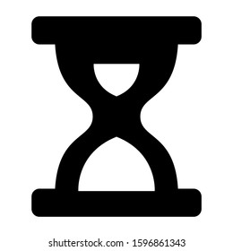 sand clock icon isolated sign symbol vector illustration - high quality black style vector icons
