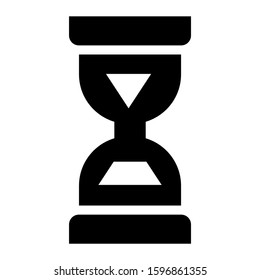 sand clock icon isolated sign symbol vector illustration - high quality black style vector icons
