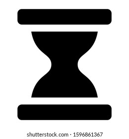sand clock icon isolated sign symbol vector illustration - high quality black style vector icons
