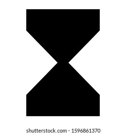 sand clock icon isolated sign symbol vector illustration - high quality black style vector icons
