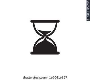 Sand Clock Icon Vector Design Element Logo Template