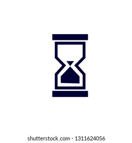 Sand clock icon vector illustration