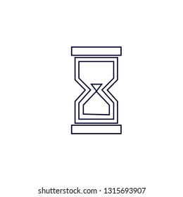 Sand clock icon vector illustration