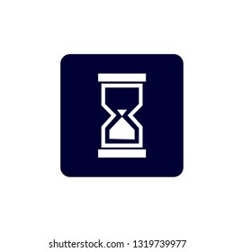 Sand clock icon vector illustration