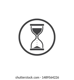 sand clock icon vector illustration design template