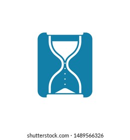 sand clock icon vector illustration design template