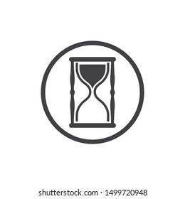 sand clock icon vector illustration design template