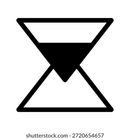 Ilustración de diseño de símbolo de Vector de icono de reloj de arena