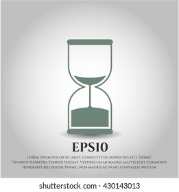 Sand Clock icon vector symbol flat eps jpg app web concept