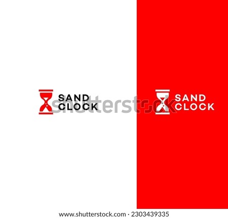 sand Clock logo icon symbol design template vector illustration