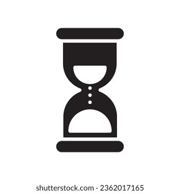 sand clock simple illustration on white background..eps