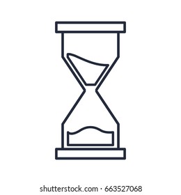 sand clock time supply school icon