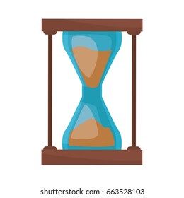 sand clock time supply school icon