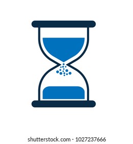sand clock vector icon