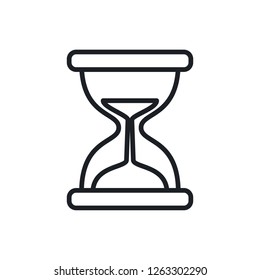 sand clock vector icon