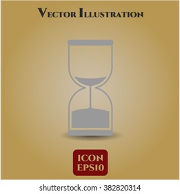 Sand Clock vector icon or symbol