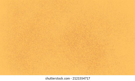Sand Color Halftone Dotted Background. Yellow And Brown Abstract Polka Dots Pattern. Digitally Generated Image. Vector Illustration, Eps 10.