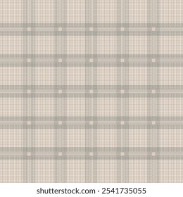 Sand color light brown plaid pattern