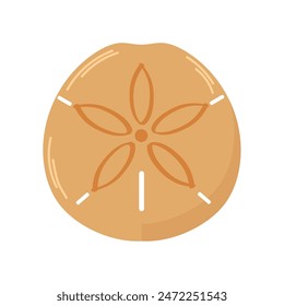 Sand dollar icon clipart avatar logotype isolated vector illustration