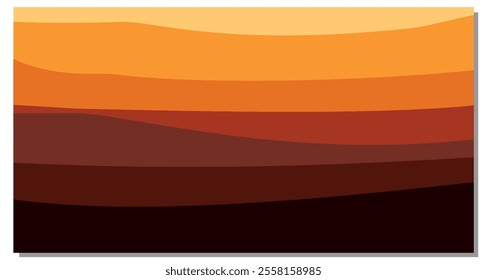 Sand, dunes, beach, desert abstract template logo pattern of wavy lines in beige color. Logo template, icon, badge, pictogram, symbol, sign for tourism, travel, hot places. Vector collection.