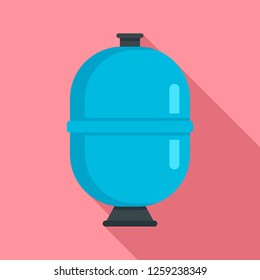 Sand Filter Pump Pool Icon. Flat Illustration Of Sand Filter Pump Pool Vector Icon For Web Design