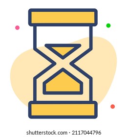 sand glass Icon. User interface Vector Illustration, As a Simple Vector Sign and Trendy Symbol in Line Art Style, for Design and Websites, or Mobile Apps,