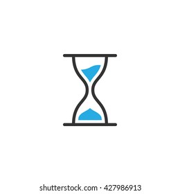 sand glass icon vector illustration