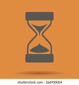 Sand Glass. Vector