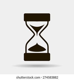 Sand Glass. Vector