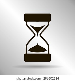 Sand Glass. Vector