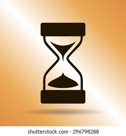 Sand Glass. Vector