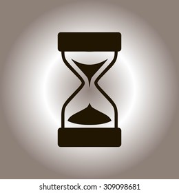 Sand Glass. Vector