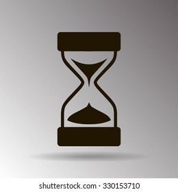 Sand Glass. Vector