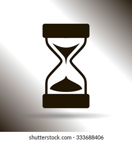 Sand Glass. Vector