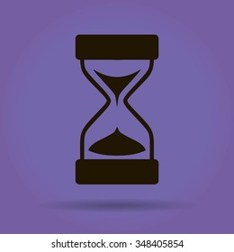 Sand Glass. Vector