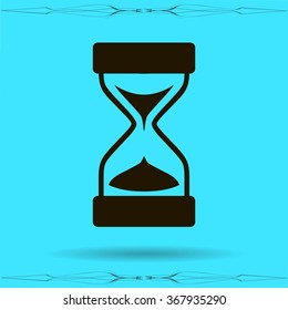 Sand Glass. Vector