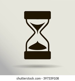 Sand Glass. Vector