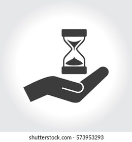 Sand Glass. Vector