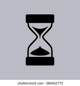 Sand Glass. Vector