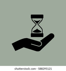 Sand Glass. Vector