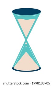 sand hourglass timer counter icon