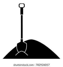 sand with shovel icon