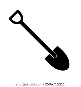 sand shovel icon vector on white background
